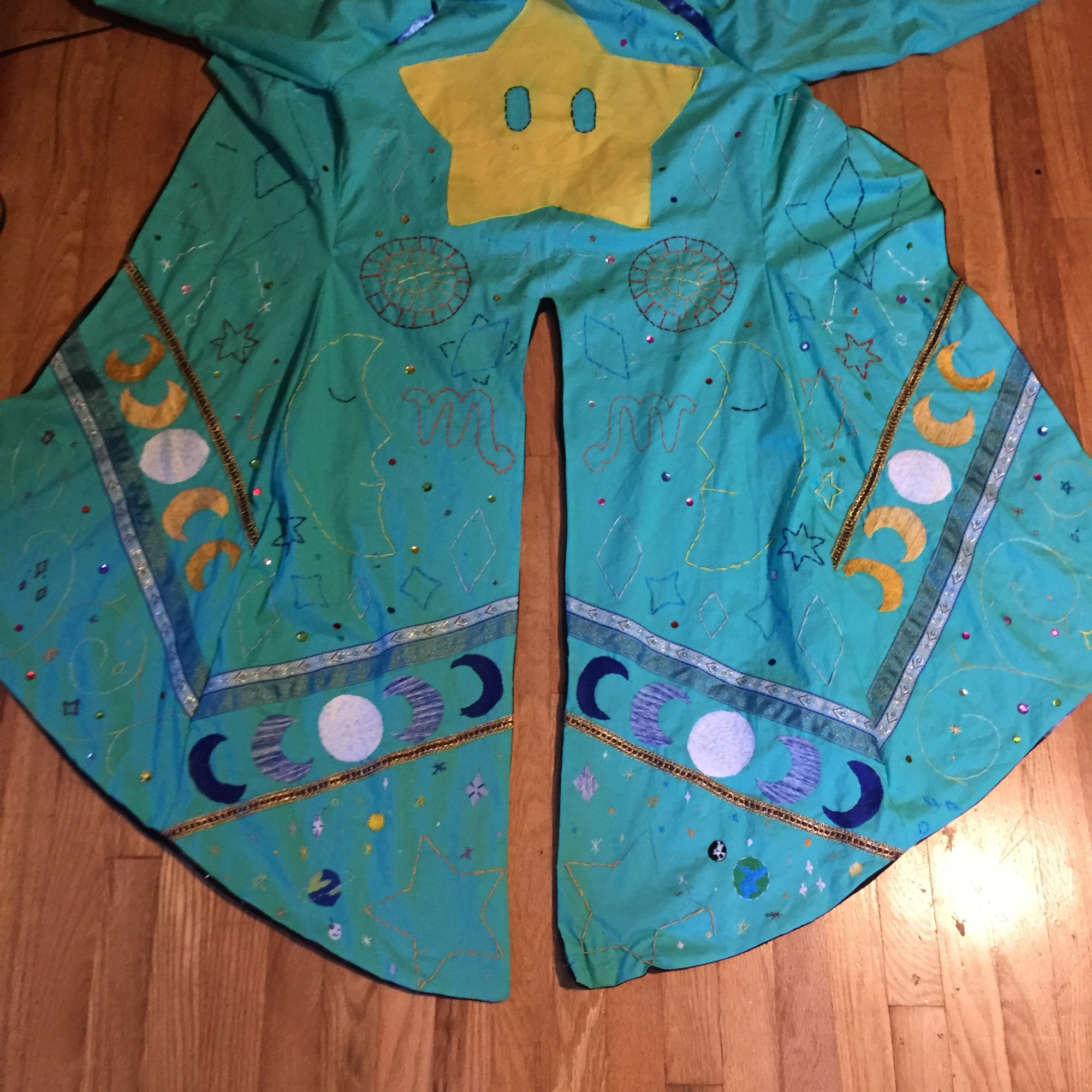 Fancily-designed cloak