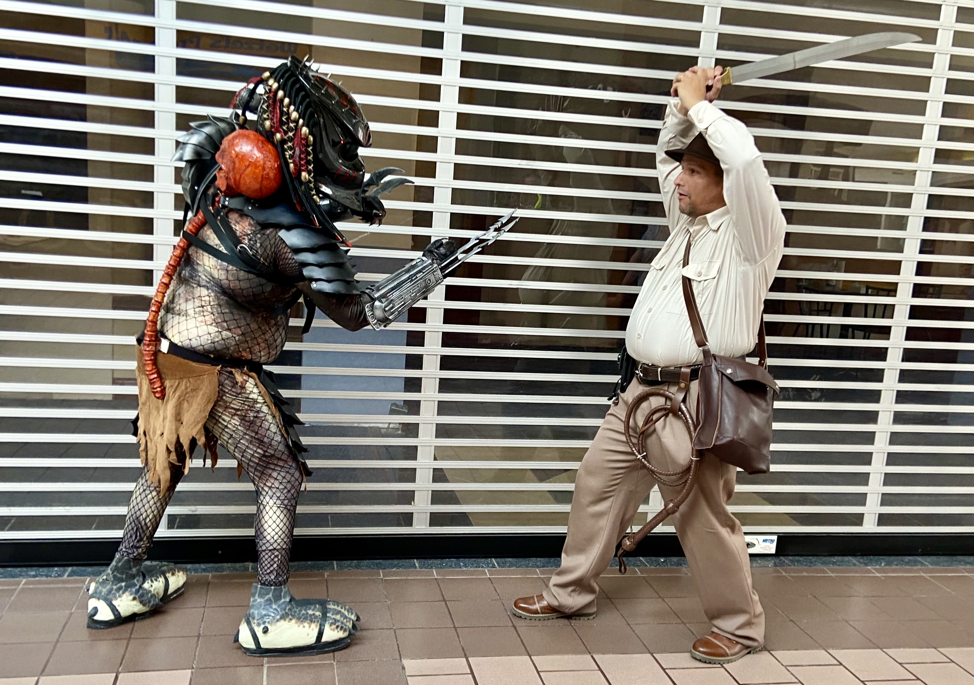 The Predator on the hunt at different Cosplay events.